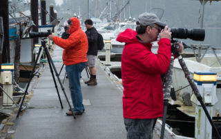 photography group photographing the oregon coast