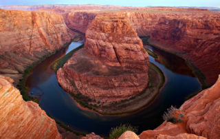grand canyon horseshoe bend sunrise arizona