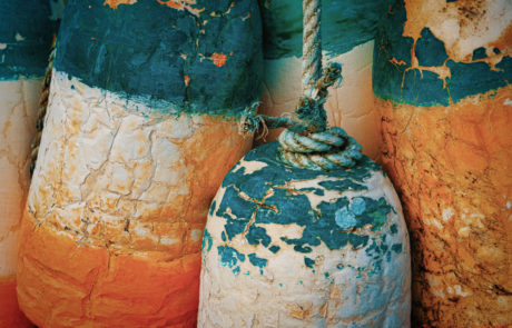 abstract fishing floats