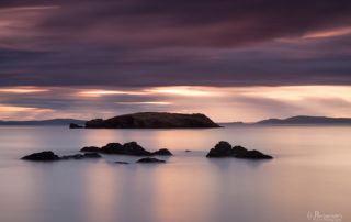 Rosario Reflections of of water at sunset