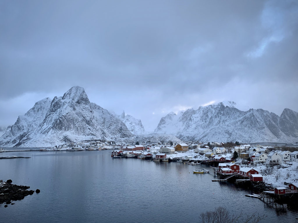 Sunrise in Hamnoy Norway