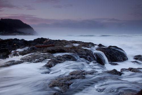 Oregon coast yachats pacific ocean rocky coastline